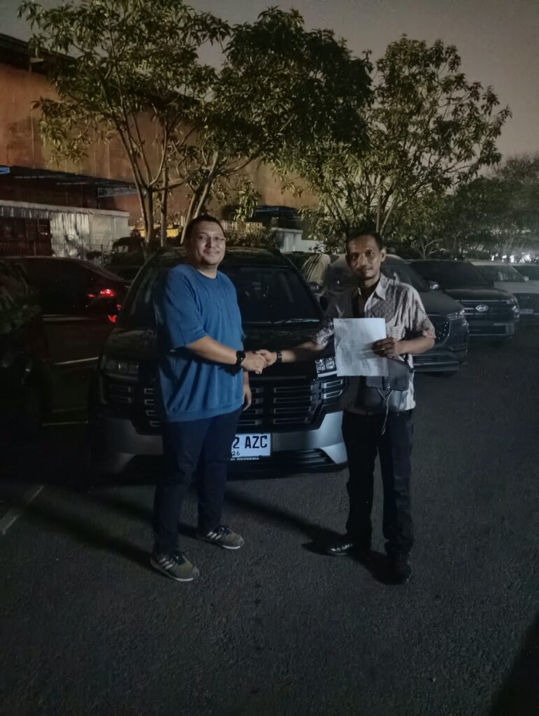 Dokumentasi Serah Terima Mobil